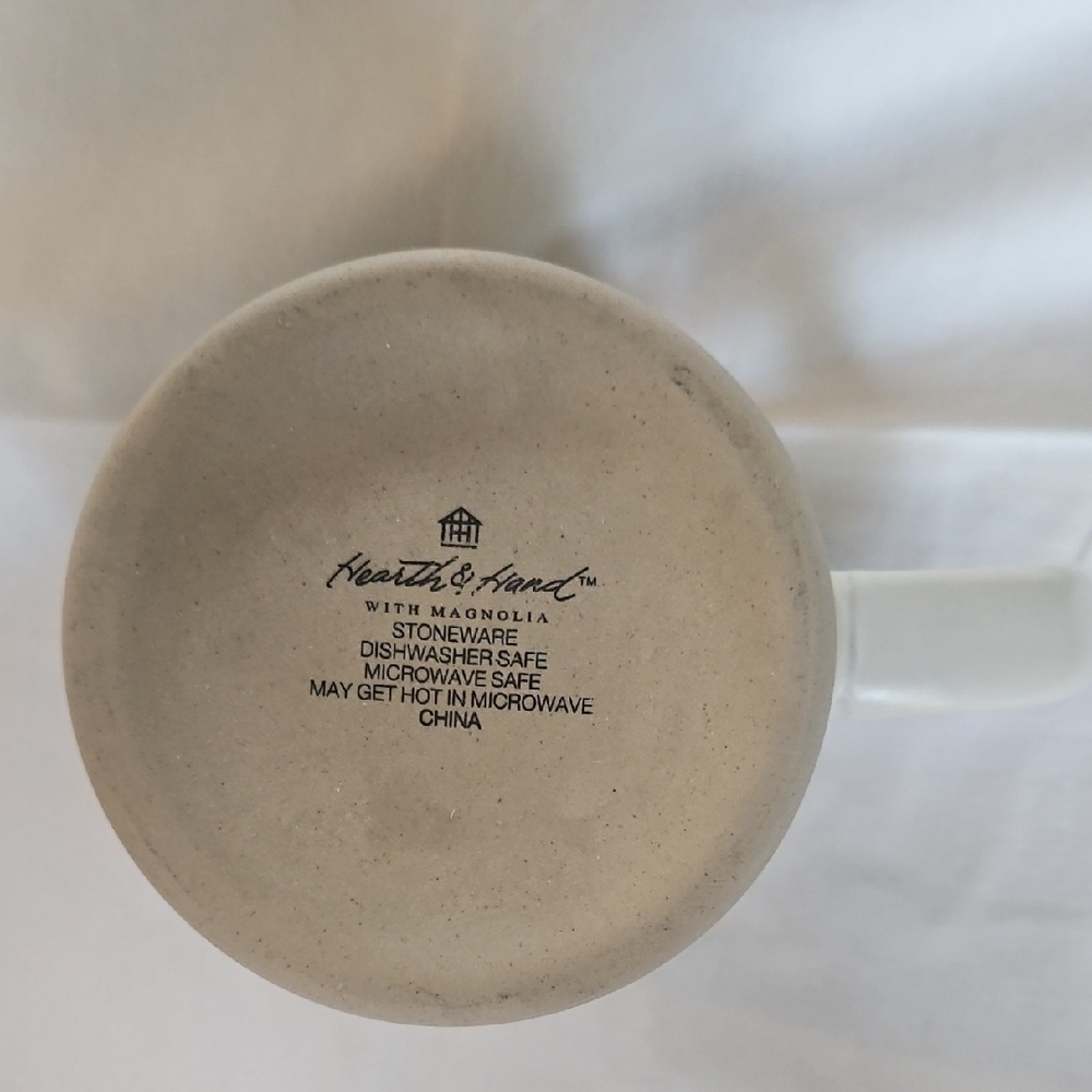 Hearth & Hand by Magnolia Winter Tree Sour Cream Stoneware Coffee Tea Mug - Picture 2 of 7